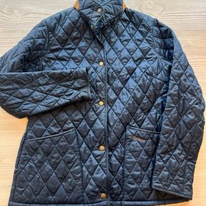 Barbour Quilted Women’s Chore Coat in Navy